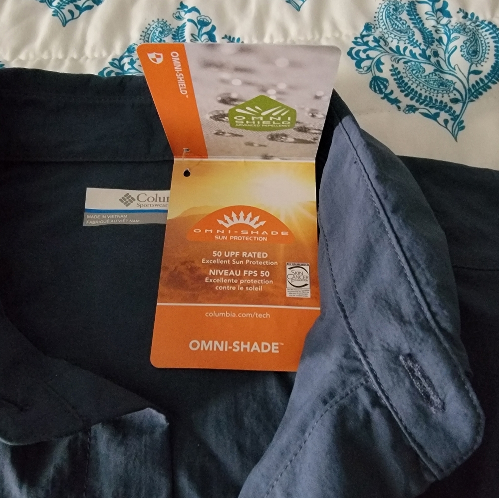 NWT! Columbia Men's Mountaindale Shirt - Picture 6 of 8